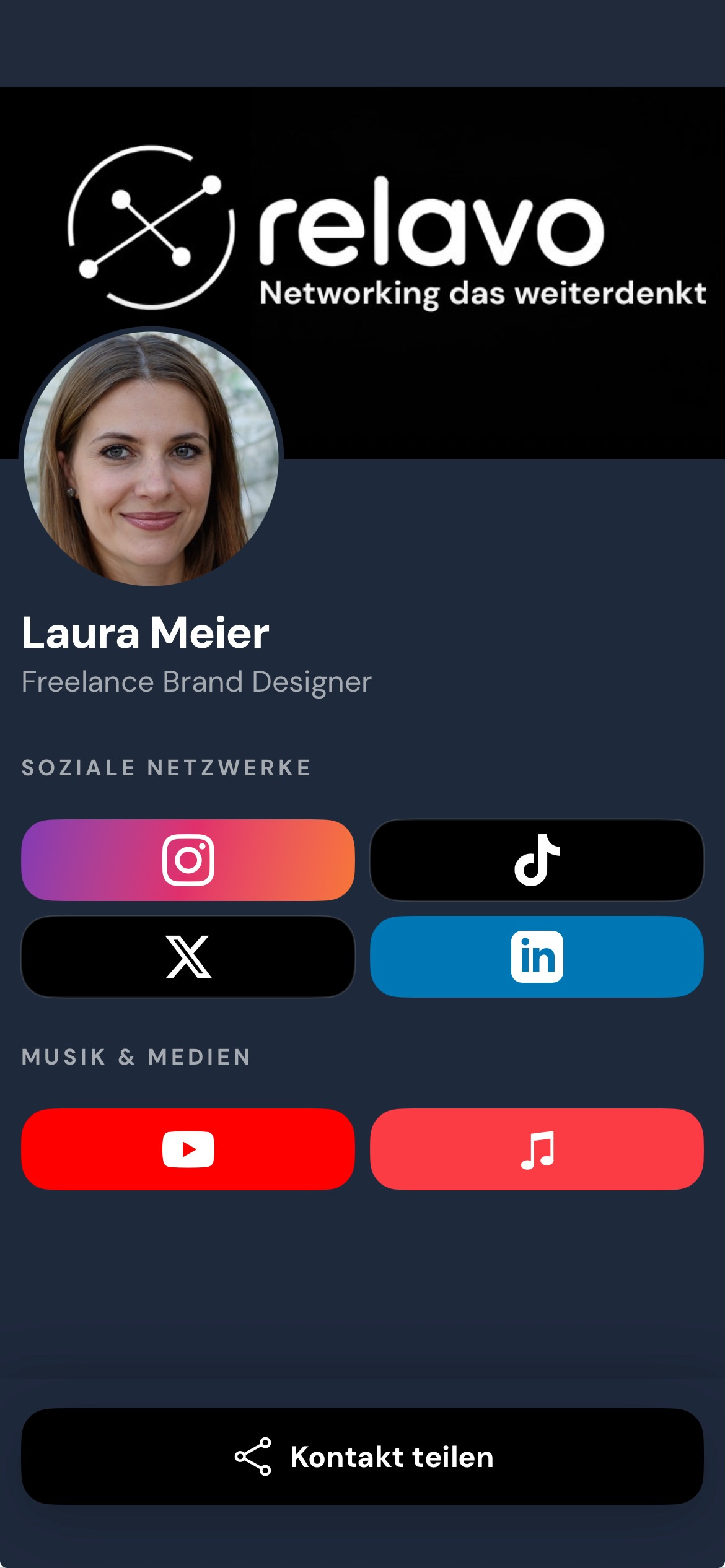 Relavo Profil — Referenzen & About